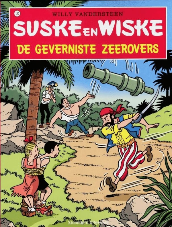 120 - Suske en Wiske - De geverniste zeerovers - Nieuwe cover