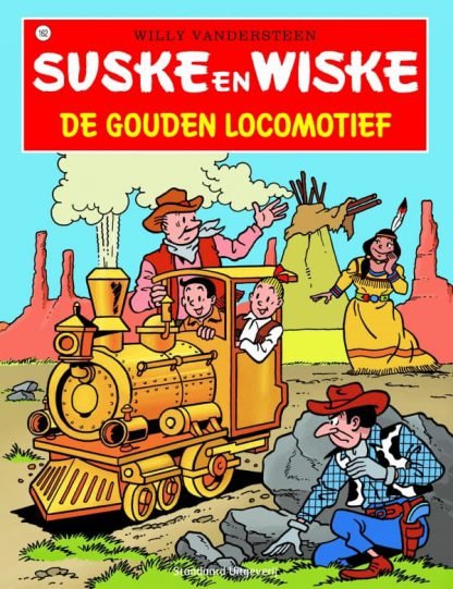 162 - Suske en Wiske - De gouden locomotief - Nieuwe cover