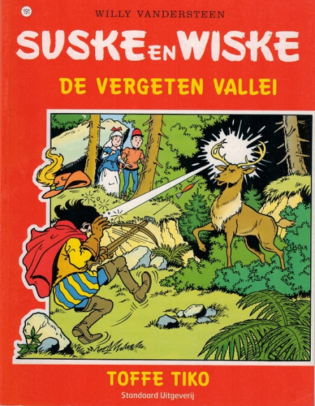 191 - Suske en Wiske - De vergeten vallei - Toffe Tiko - rood