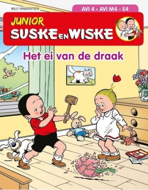 Junior Suske en Wiske - Het ei van de draak - Gebonden boekje - AVI 3