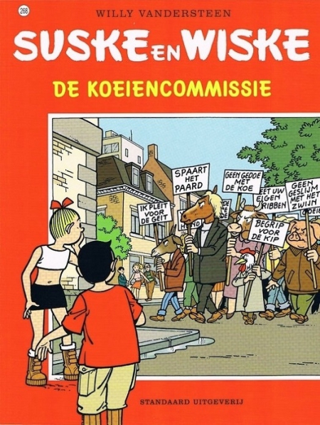 268 - Suske en Wiske - De koeiencommisie - rode reeks