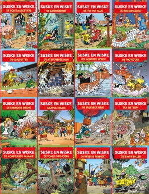 4 x 4 Suske en Wiske nieuwe layout - nieuwe cover - mei 2021