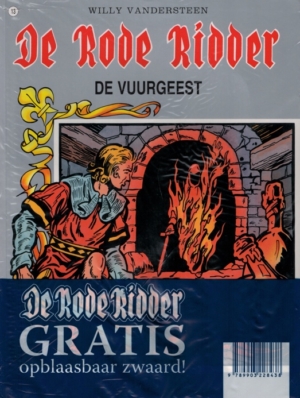 13 - De Rode Ridder - De vuurgeest (met opblaasbaar zwaard)